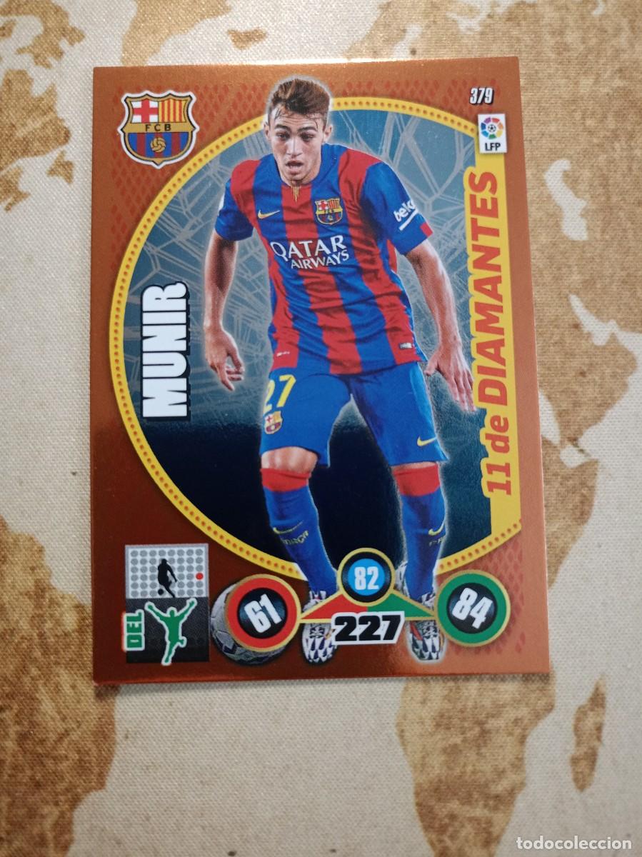 Football Stickers: 11 De Diamantes 379 MUNIR Adrenalyn 2014-15