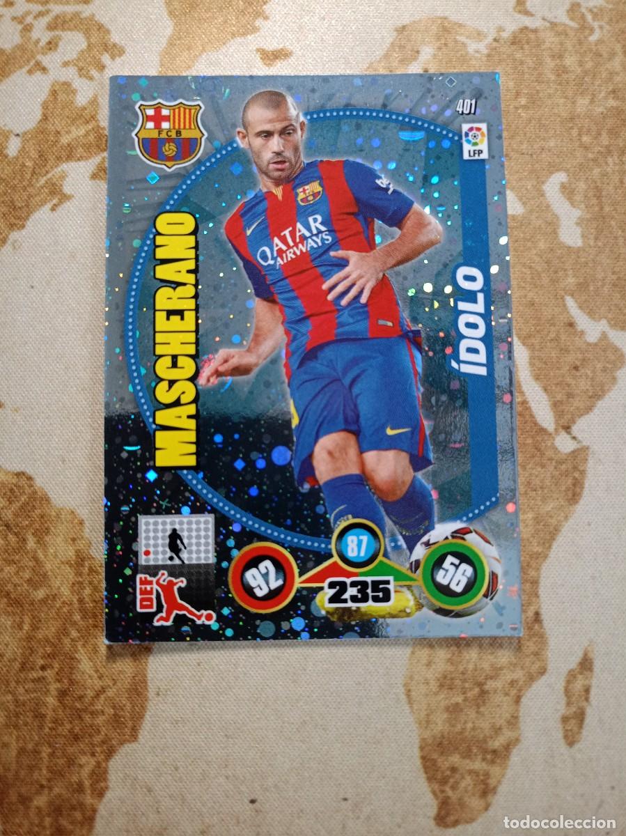 Figurine di Calcio: &Iacute;dolo 401 MASCHERANO Adrenalyn 2014-15