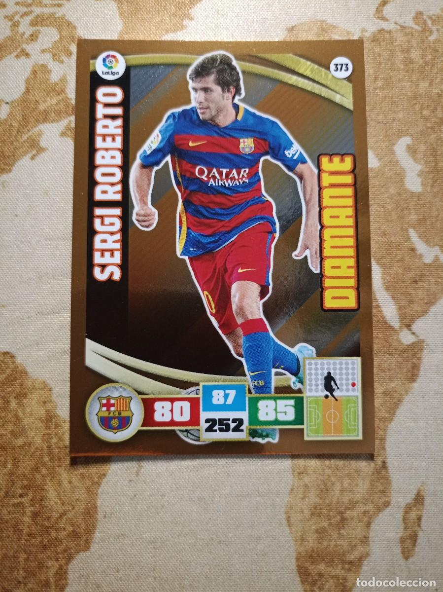 Football Stickers: Diamante 373 SERGI ROBERTO Adrenalyn 2015-16