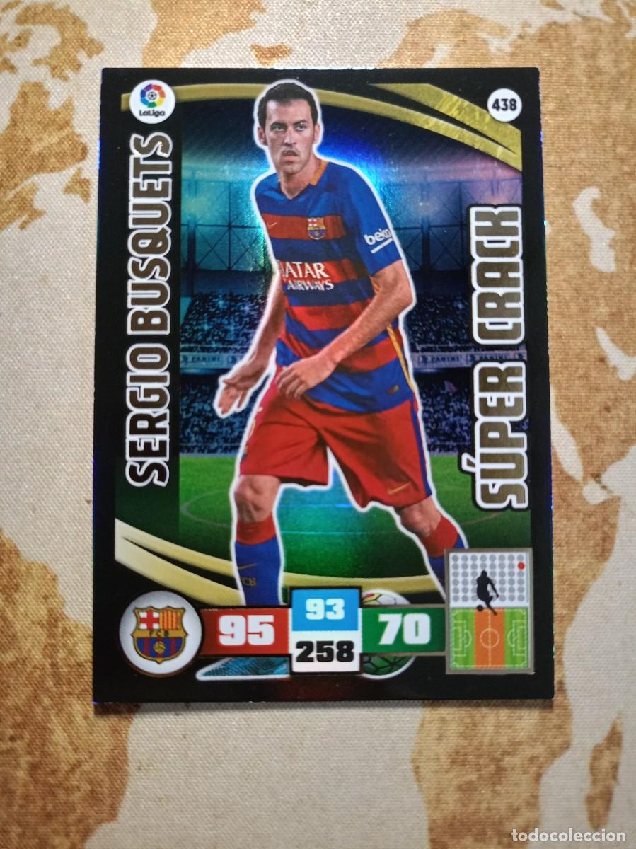 Cromos de F&uacute;tbol: S&uacute;per Crack 438 BUSQUETS Adrenalyn 2015-16