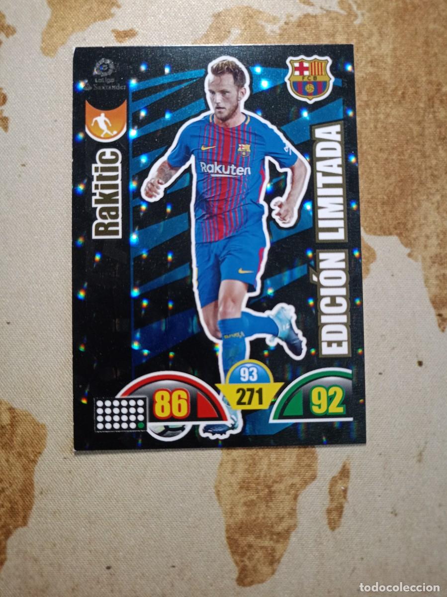 Fu&szlig;ball-Sticker: Edici&oacute;n Limitada RAKITIC Adrenalyn 2017-18