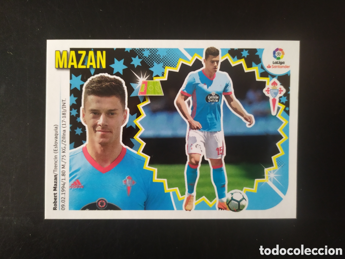 Cromos de F&uacute;tbol: Liga este 2018 2019 18 19 panini Mazan n&ordm; 7B 7 B Celta Vigo