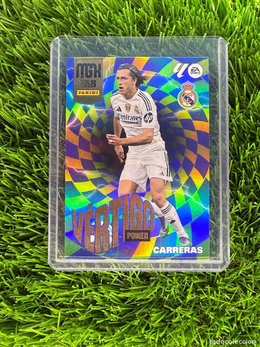 Fu&szlig;ball-Sticker: N&ordm; P508 Carreras Nuevo V&eacute;rtigo Power Real Madrid CF Megacracks 25 26