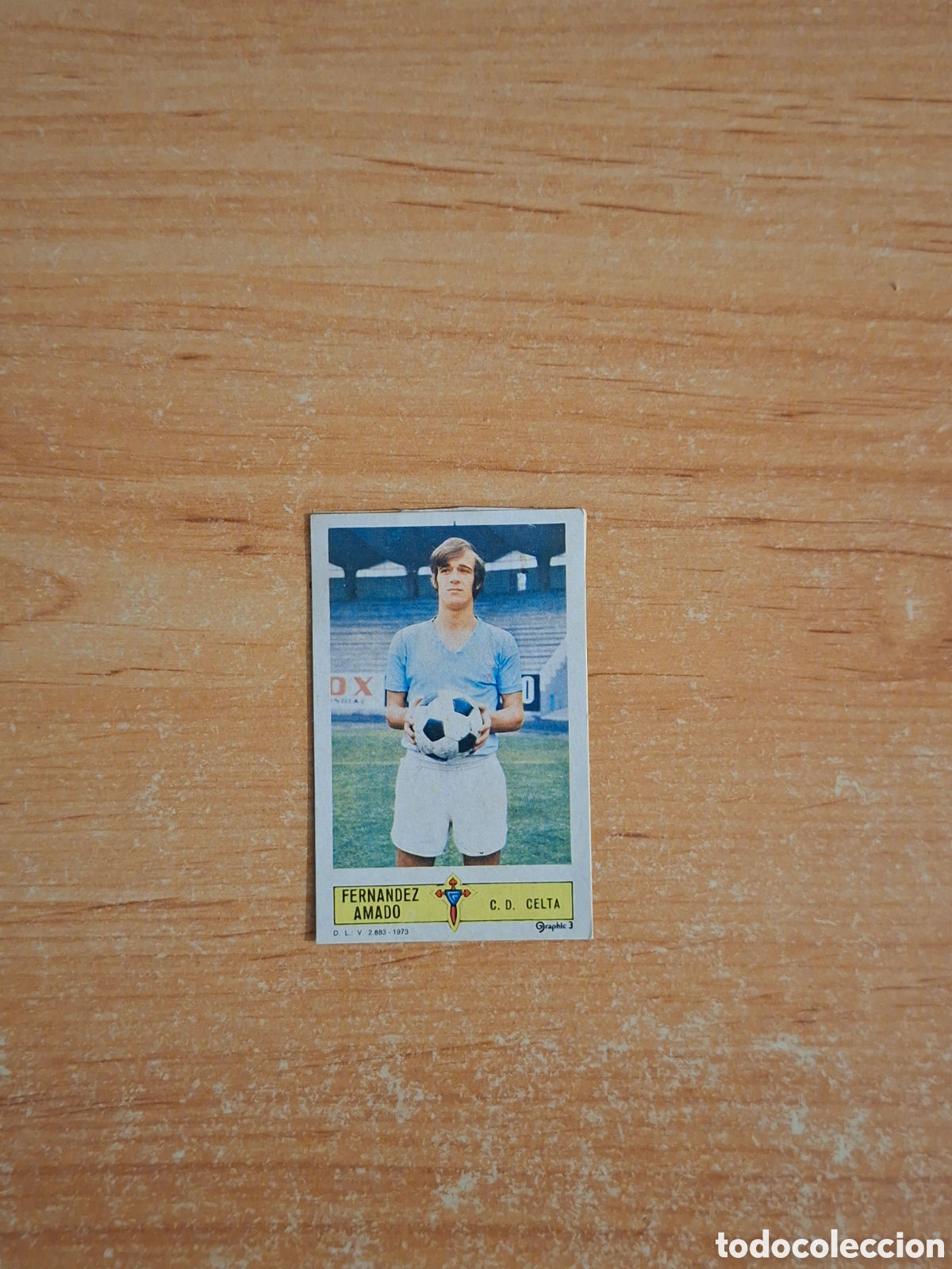 Figurine di Calcio: Este 73 74 fernandez amado celta despegado por arriba ver fotos