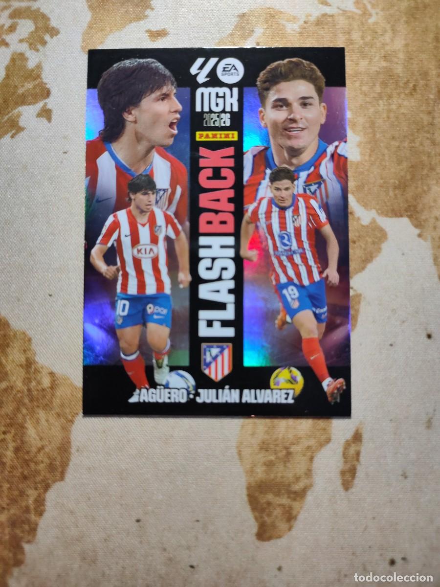 Cromos de f&uacute;tbol: Flashback 424 AG&Uuml;ERO - JULI&Aacute;N ALVAREZ Megacracks MGK 2025-26