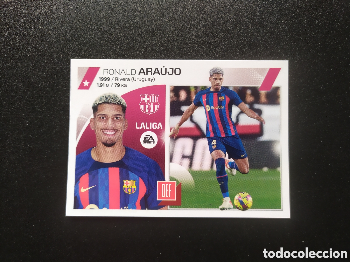 Figurine di Calcio: Liga este 2023 2024 23 24 panini Araujo n&deg; 8 Barcelona