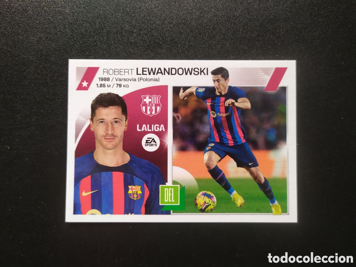 Football Stickers: Liga este 2023 2024 23 24 panini Lewandowski n&deg; 20 Barcelona