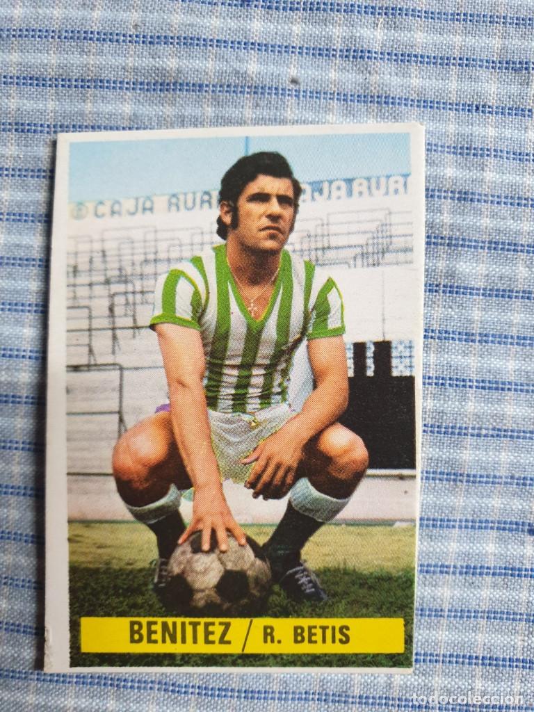 Figurine di Calcio: Cromo Liga 74/75. Ediciones Este. Ben&iacute;tez. Betis. Cromo sin usar. Estado ver imagen