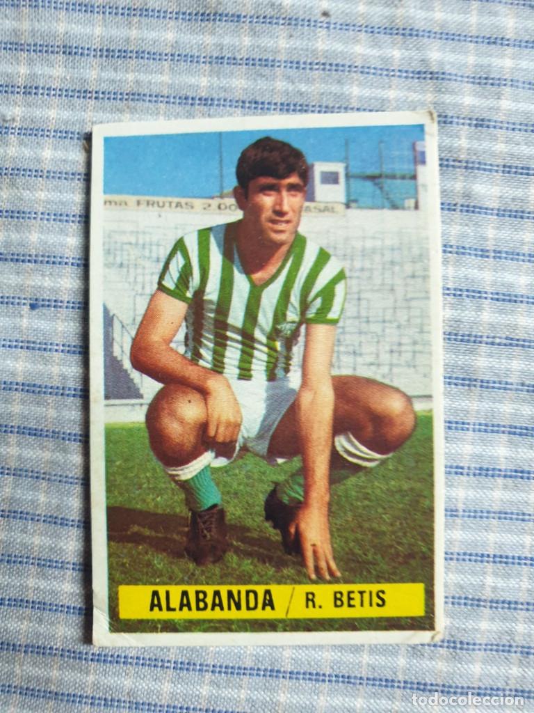Fu&szlig;ball-Sticker: Cromo Liga 74/75. Ediciones Este. Alabanda. Betis. Cromo sin usar. Estado ver imagen