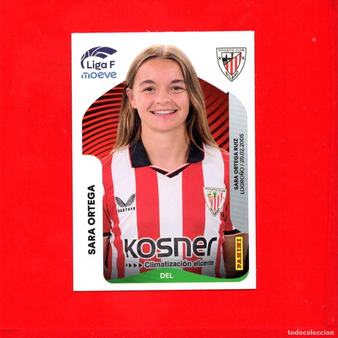 Figurine di Calcio: 40 Sara Ortega - ATHLETIC CLUB - Liga Femenina F 2025 2026 25 26 - Sin definir