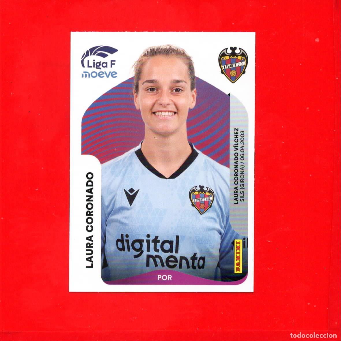 Figurine di Calcio: 224 Laura Coronado - LEVANTE U.D. - Liga Femenina F 2025 2026 25 26 - Sin definir
