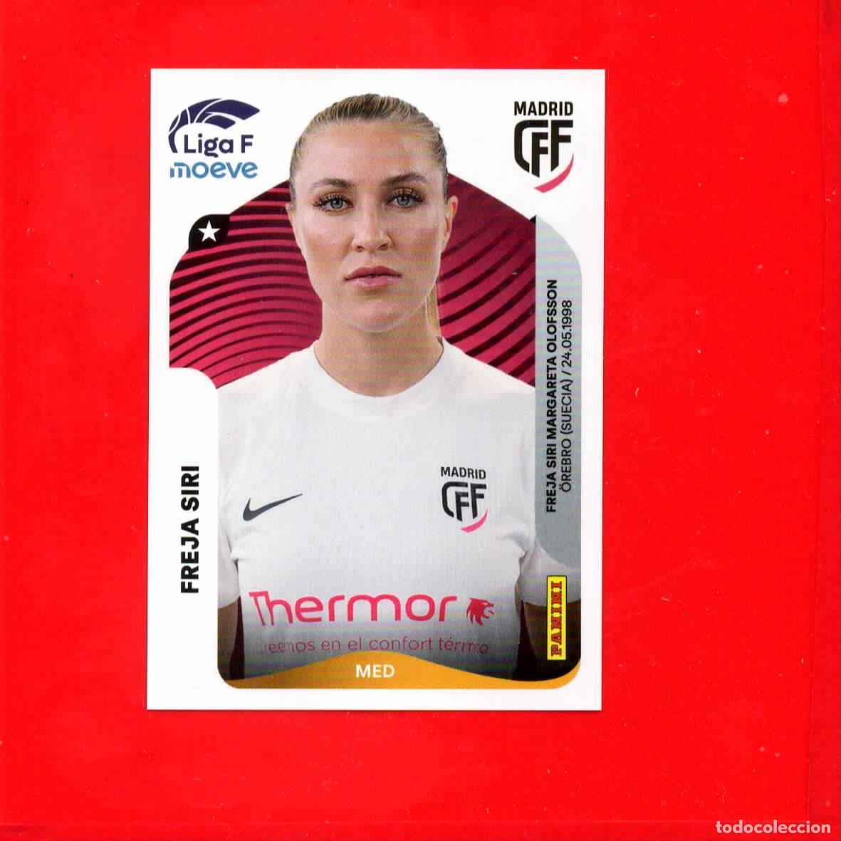 Figurine di Calcio: 252 Freja Siri - MADRID C.F.F. - Liga Femenina F 2025 2026 25 26 - Sin definir