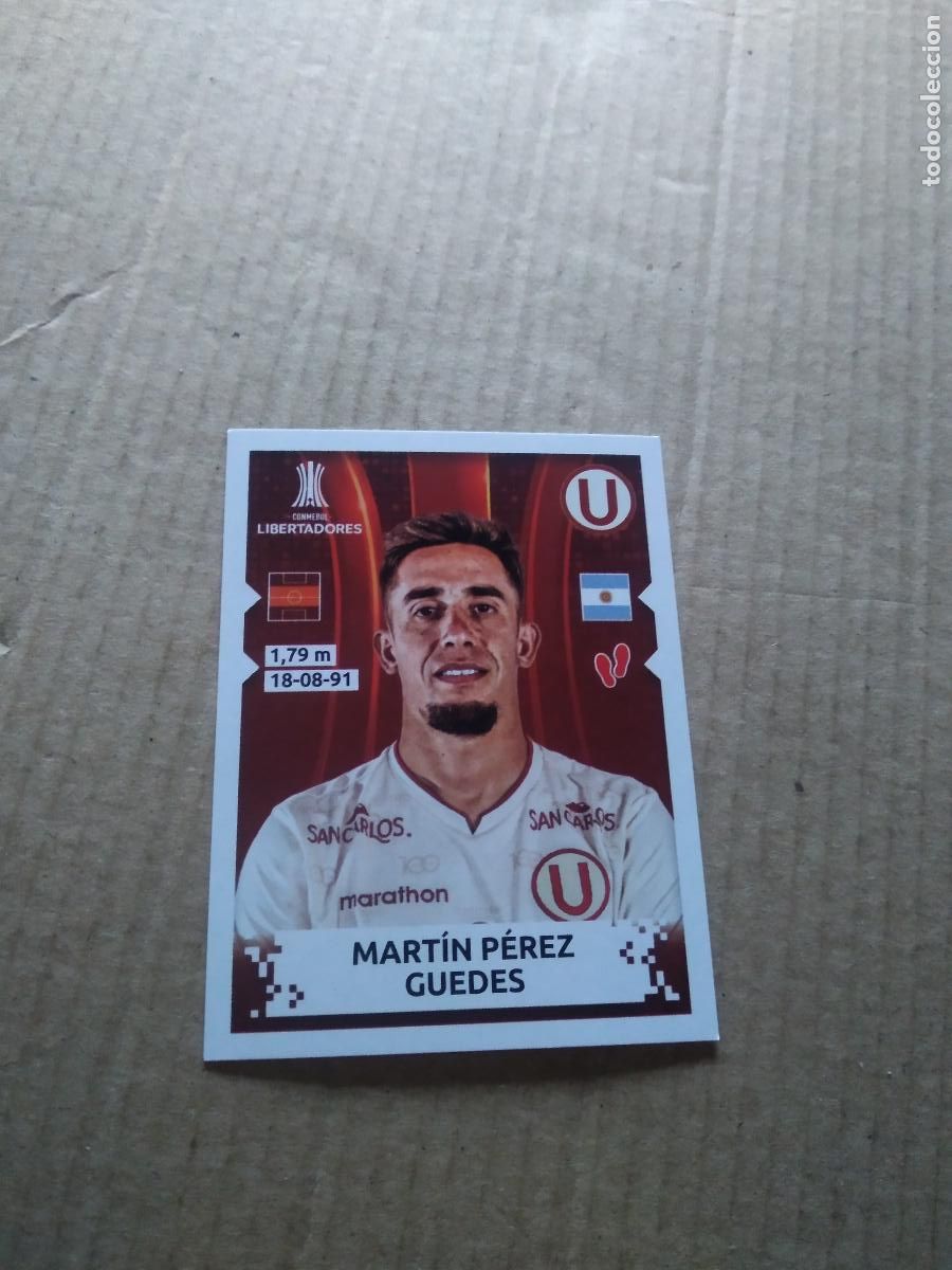 Figurine di Calcio: 220 MARTIN PEREZ GUEDES UNIVERSITARIO DEPORTES CROMO FUTBOL PANINI CONMEBOL COPA LIBERTADORES 2024