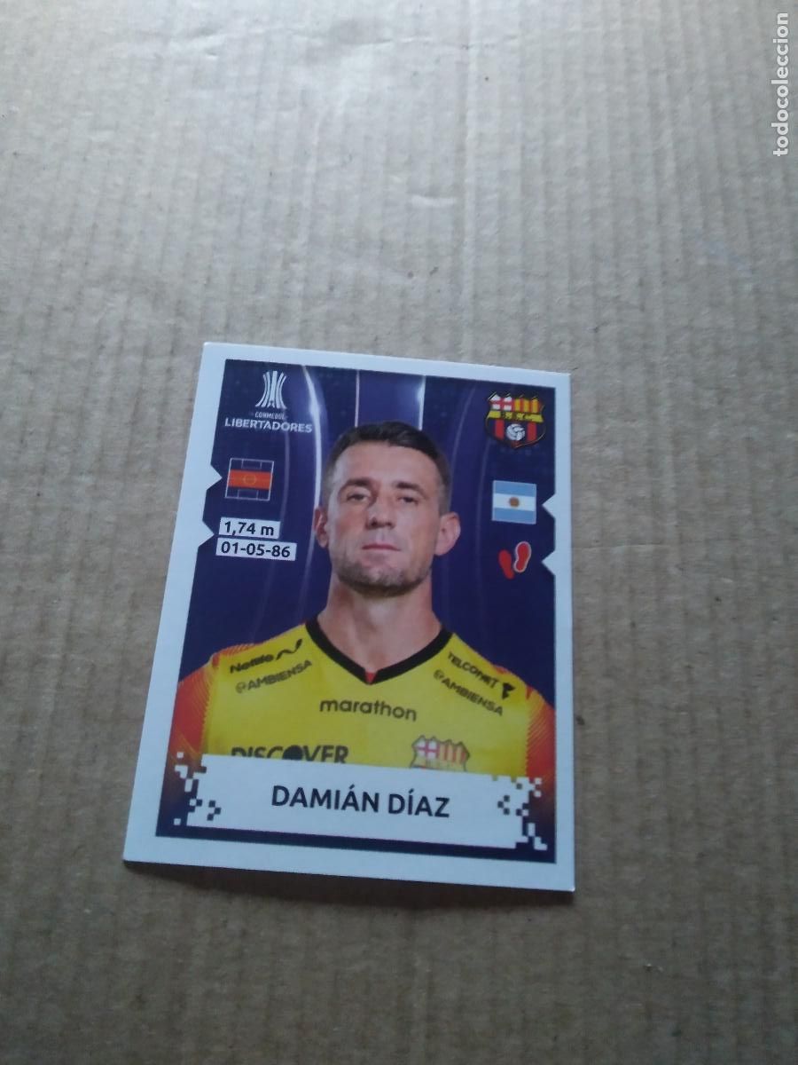 Cromos de Futebol: 249 DAMIAN DIAZ BARCELONA SC CROMO FUTBOL PANINI CONMEBOL COPA LIBERTADORES 2024