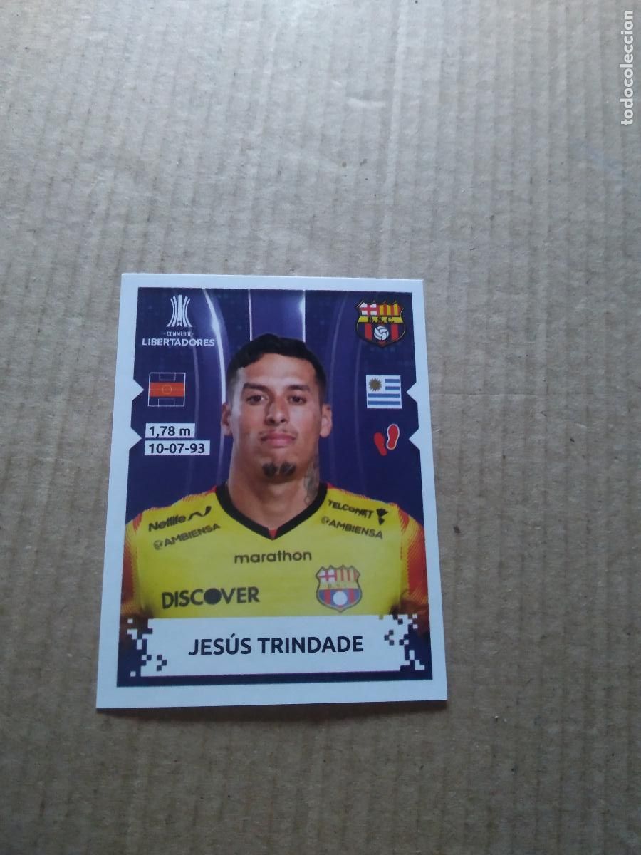 Cromos de Futebol: 251 JESUS TRINDADE BARCELONA SC CROMO FUTBOL PANINI CONMEBOL COPA LIBERTADORES 2024