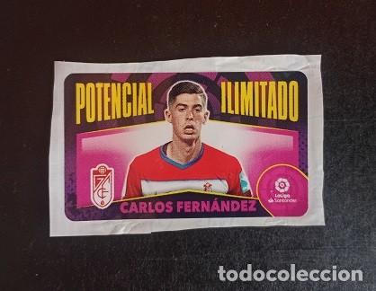 Figurine di Calcio: CARLOS FERN&Aacute;NDEZ GRANADA CF CROMO ADHESIVO CHICLE PANINI LIGA ED. ESTE 2020 2021 POTENCIAL ILIMITADO