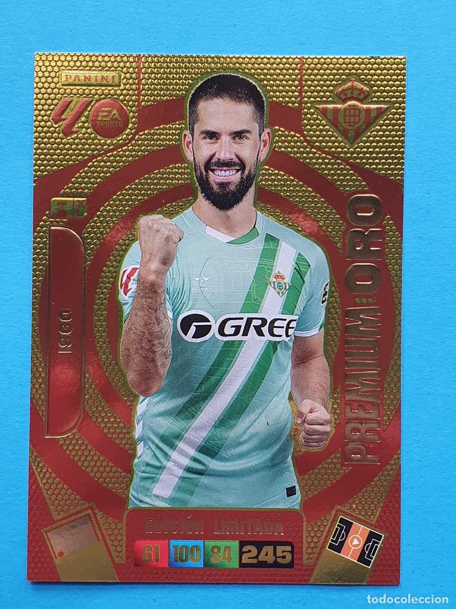 Cromos de F&uacute;tbol: PREMIUM ORO Edici&oacute;n Limitada ISCO (Betis) - Adrenalyn XL LaLiga 2025-26