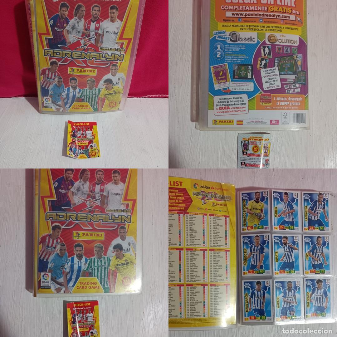 Cromos de F&uacute;tbol: &Aacute;lbum Adrenalyn XL 2018-19 MUY Completo +540(LEED)