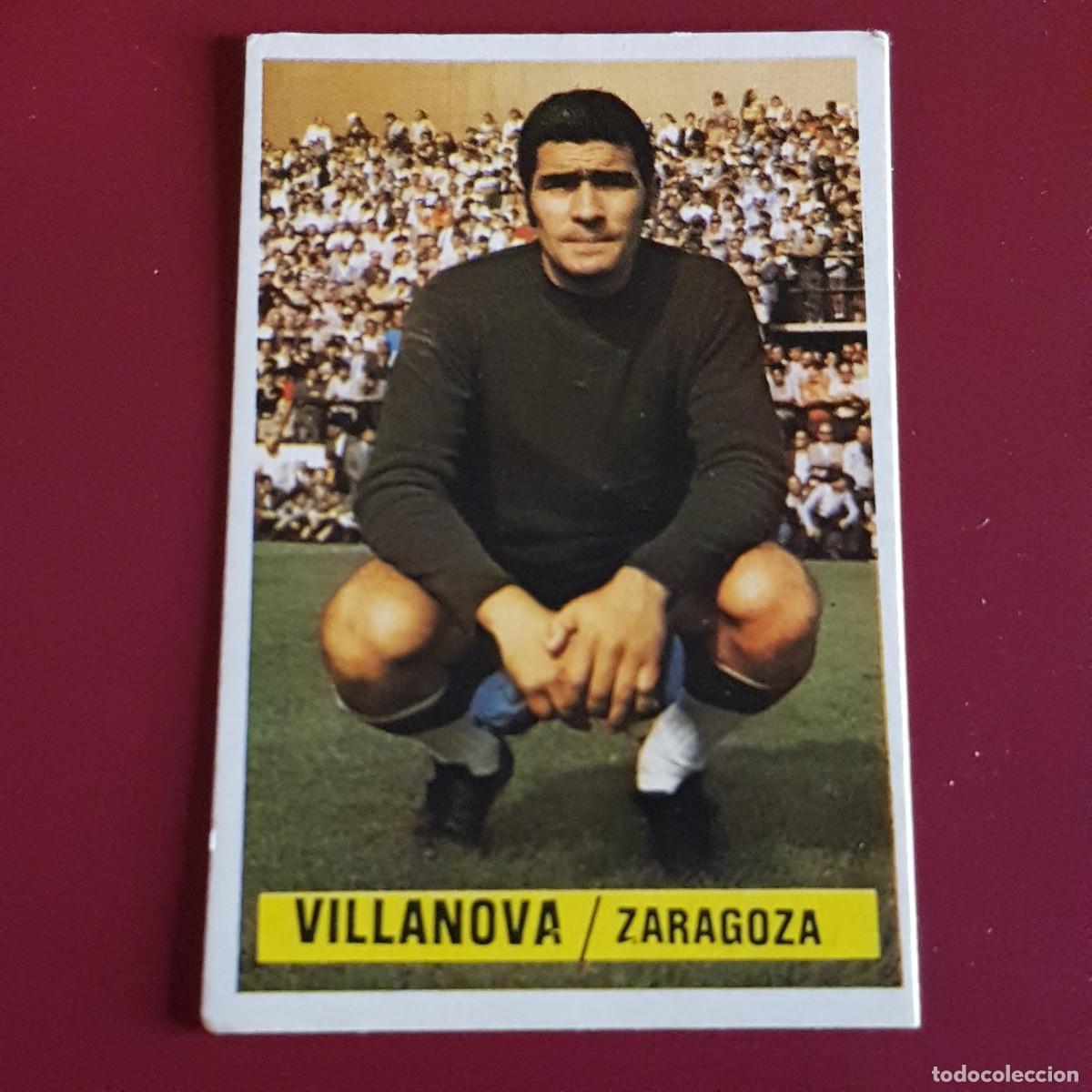Fu&szlig;ball-Sticker: ESTE - CAMPEONATOS DE LIGA 1974 1975 - 74 75 - ZARAGOZA - VILLANOVA - NUNCA PEGADO