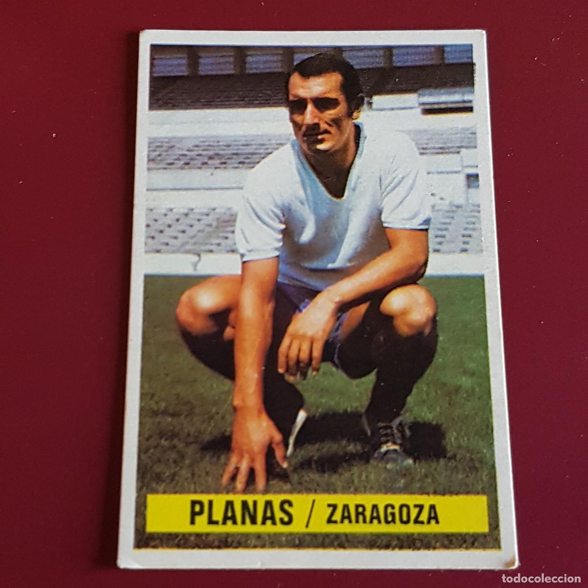 Figurine di Calcio: ESTE - CAMPEONATOS DE LIGA 1974 1975 - 74 75 - ZARAGOZA - PLANAS - NUNCA PEGADO