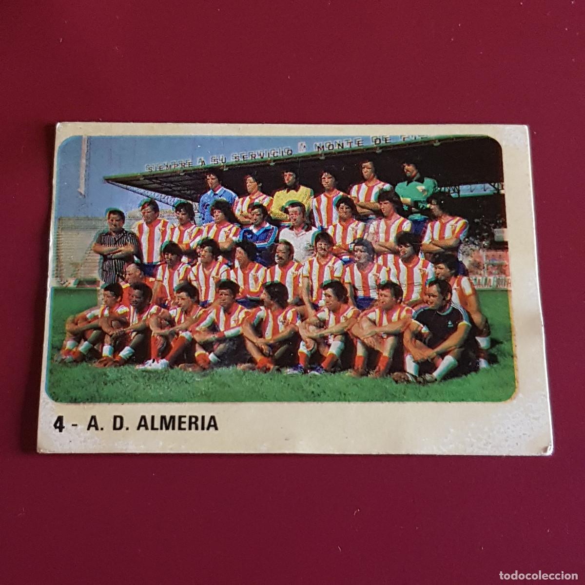 Figurine di Calcio: CROMOCROM - FUTBOL 80 81 - 1980 1981 - ALMERIA - ALINEACION 4 - NUNCA PEGADO