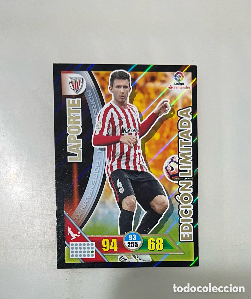 Figurine di Calcio: LAPORTE EDICI&Oacute;N LIMITADA ATHLETIC CLUB BILBAO PANINI ADRENALYN 2016-2017 LIGA 16-17 CROMO FUTBOL