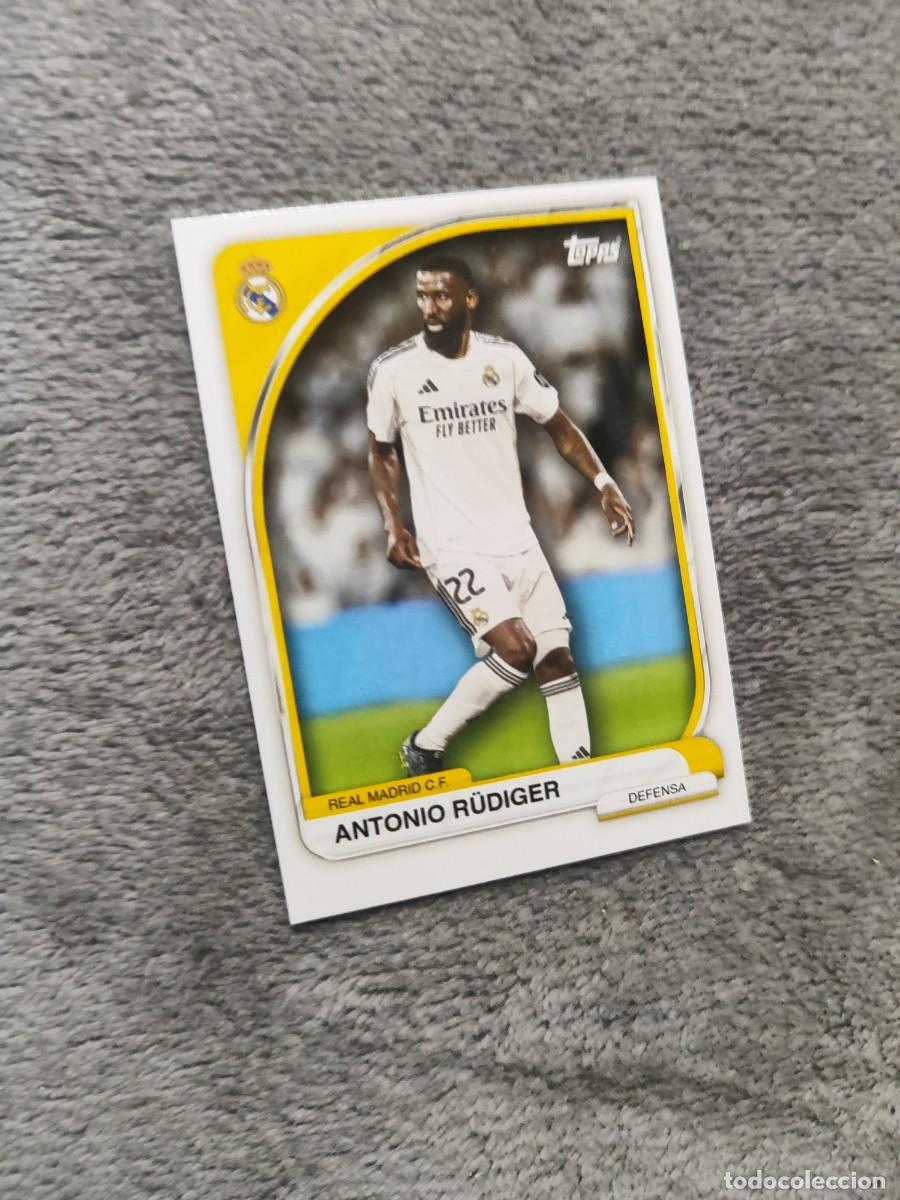 Cromos de Futebol: 5 TIN REAL MADRID 25 26 ANTONIO R&Uuml;DIGER BASE CARD TOPPS 2025 2026