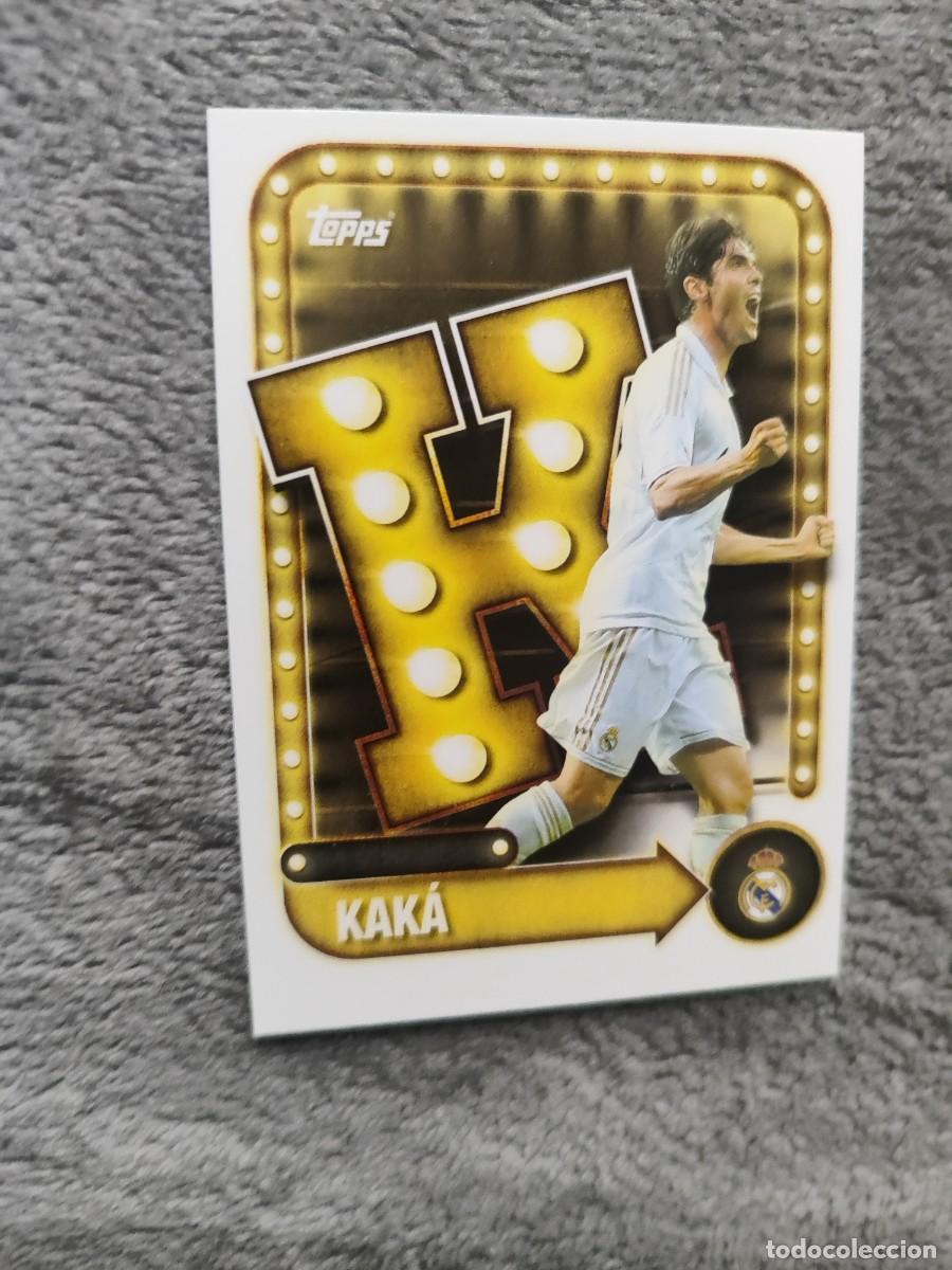 Fu&szlig;ball-Sticker: 22 TIN REAL MADRID 25 26 KAK&Aacute; NAME IN LIGHTS TOPPS 2025 2026