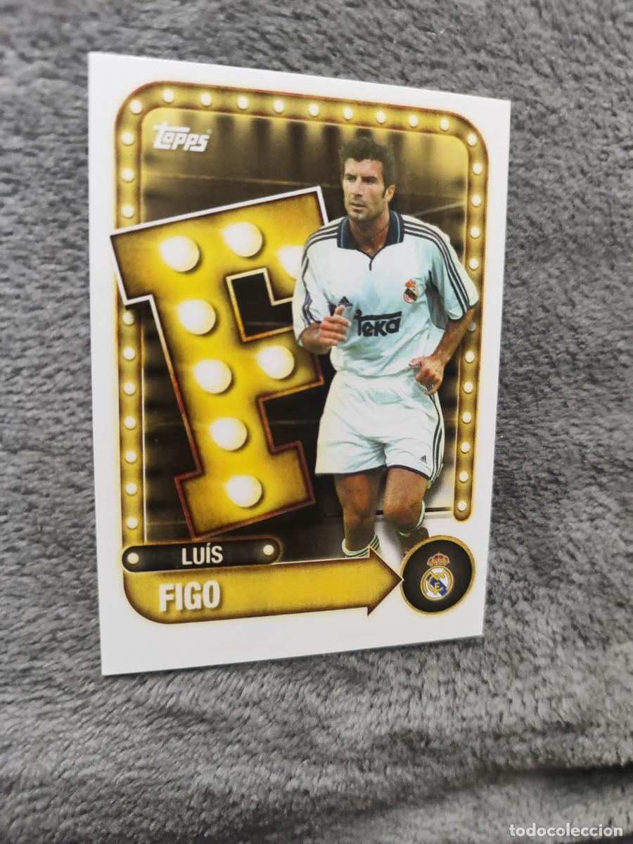 Cromos de F&uacute;tbol: 24 TIN REAL MADRID 25 26 LU&Iacute;S FIGO NAME IN LIGHTS TOPPS 2025 2026