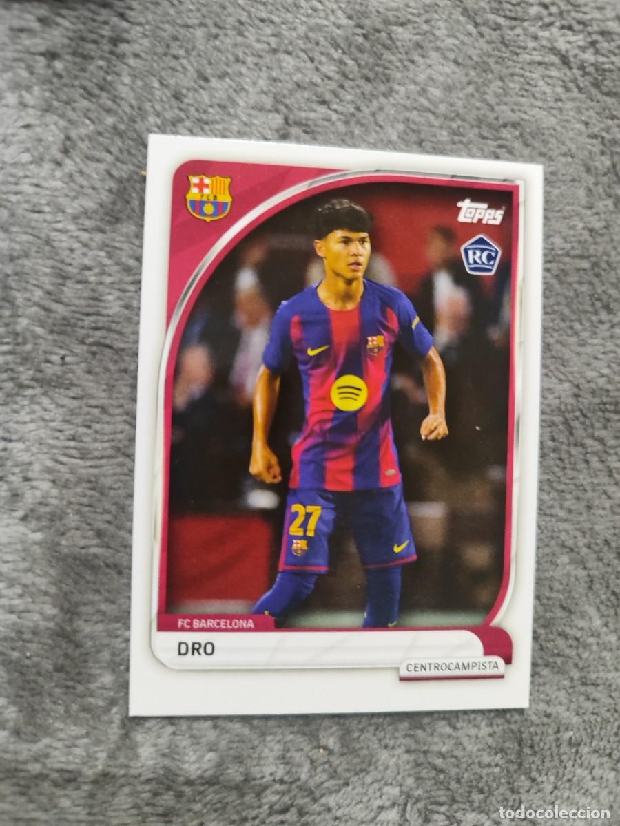 Fu&szlig;ball-Sticker: 7 TIN BARCELONA 25 26 DRO RC ROOKIE CARD FIRST TEAM TOPPS 2025 2026