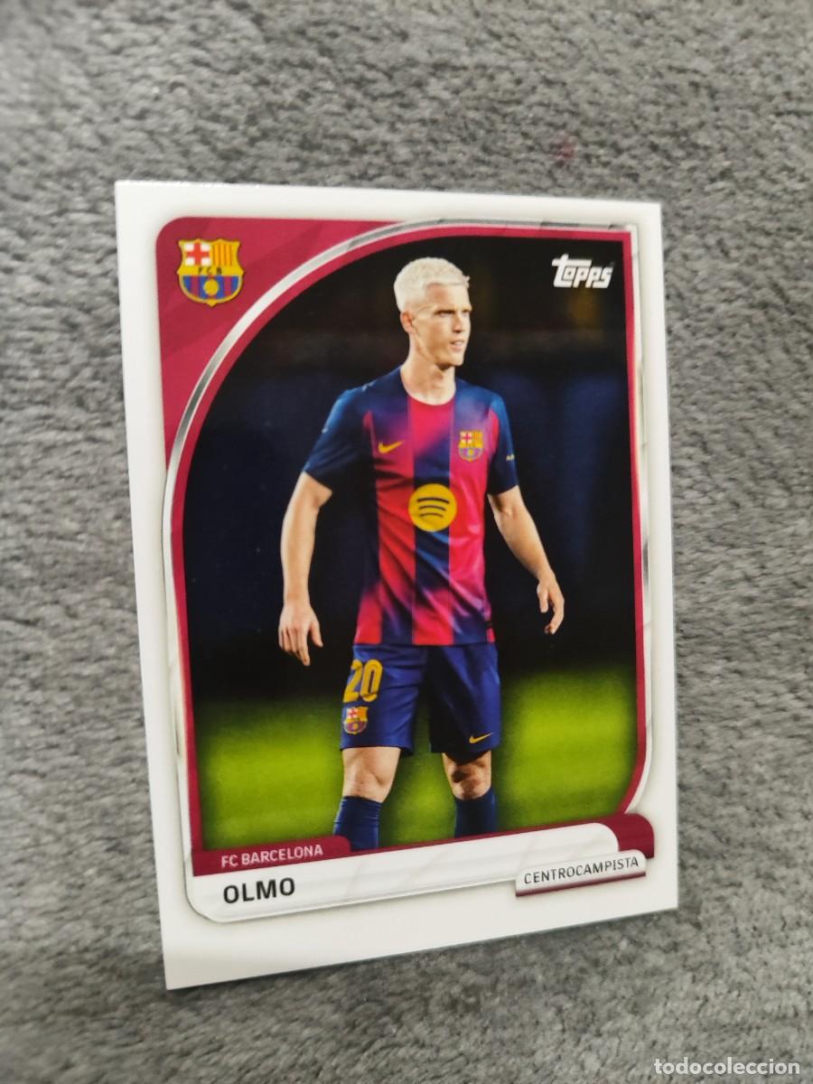 Figurine di Calcio: 8 TIN BARCELONA 25 26 DANI OLMO FIRST TEAM TOPPS 2025 2026