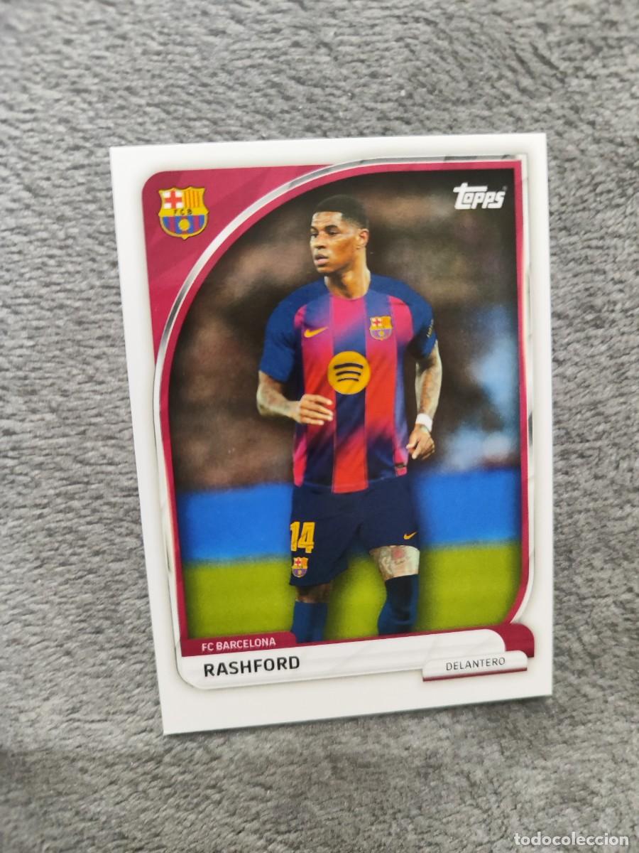 Cromos de F&uacute;tbol: 16 TIN BARCELONA 25 26 MARCUS RASHFORD FIRST TEAM TOPPS 2025 2026