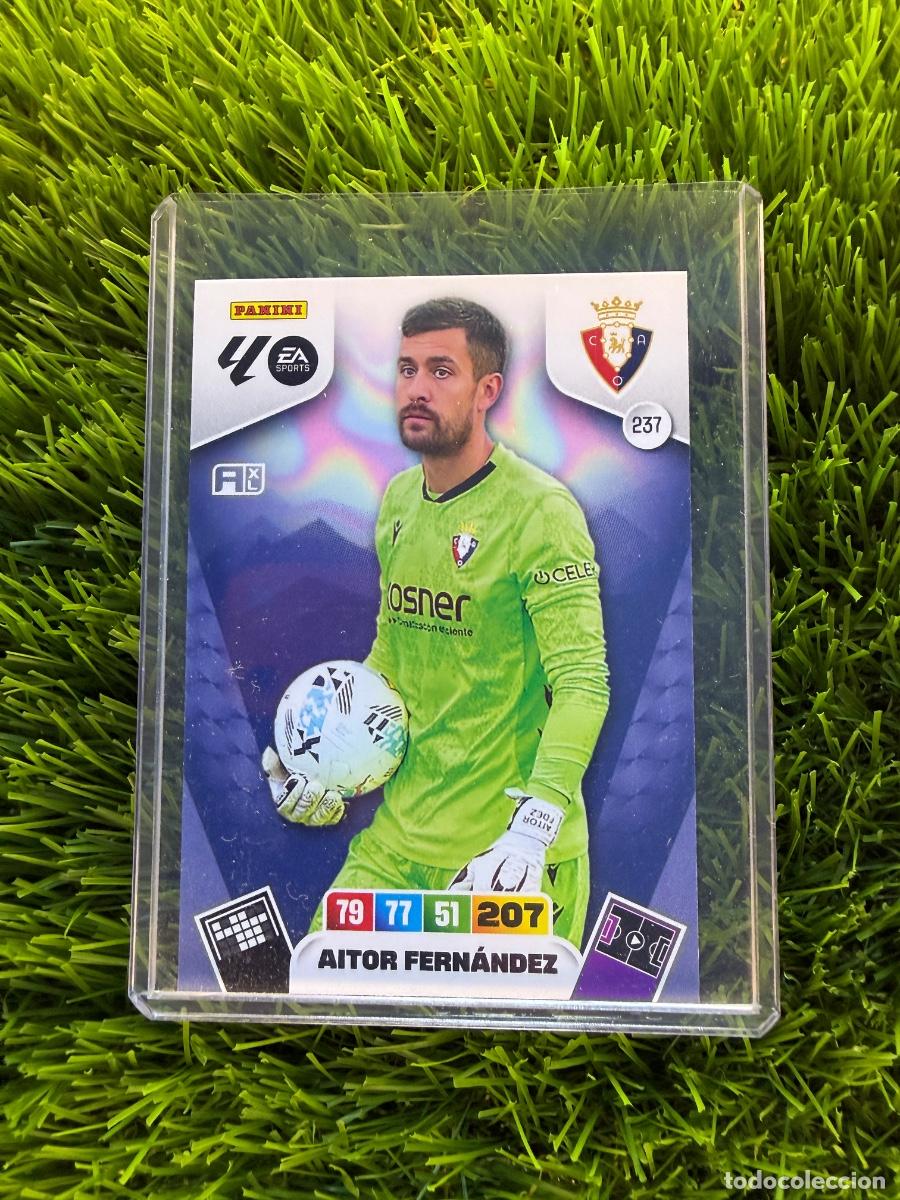 Cromos de f&uacute;tbol: N&ordm; 237 Aitor Fern&aacute;ndez CA Osasuna Adrenalyn XL 25 26