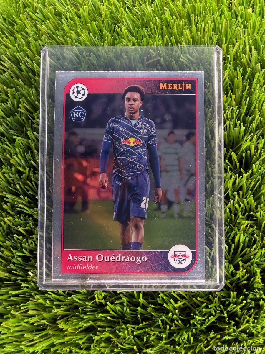 Fu&szlig;ball-Sticker: N&ordm; 70 Assan Ou&eacute;draogo Rookie Card RB Leipzig Merlin Chrome 24 25