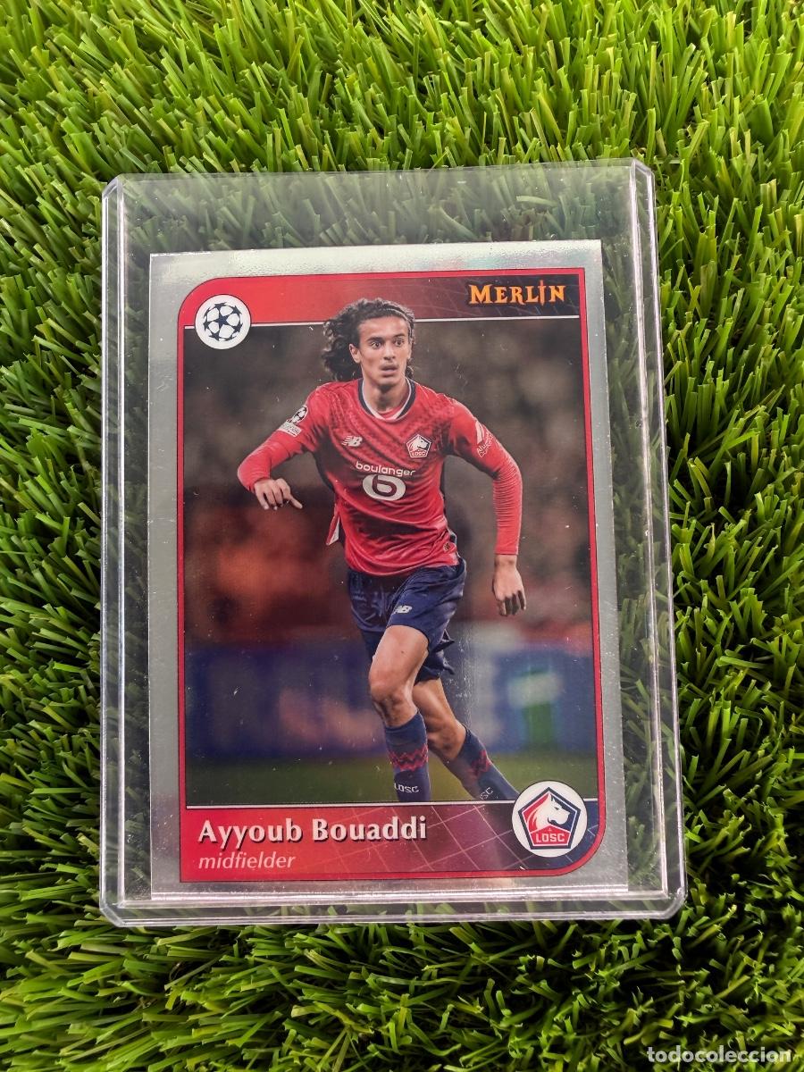 Cromos de F&uacute;tbol: N&ordm; 44 Ayyoub Bouaddi Lille Merlin Chrome 24 25