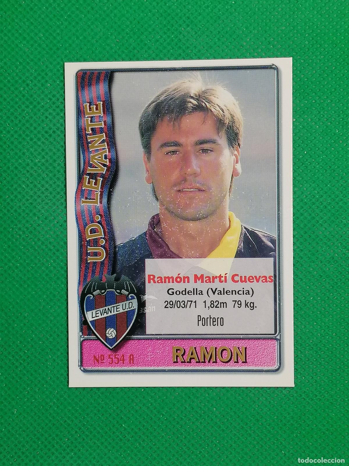 Fu&szlig;ball-Sticker: 554 A B 554A 554B RAMON JOSE LUIS LEVANTE ⚽ FICHAS LIGA MUNDICROMO 96 97 1996 1997 ⚽