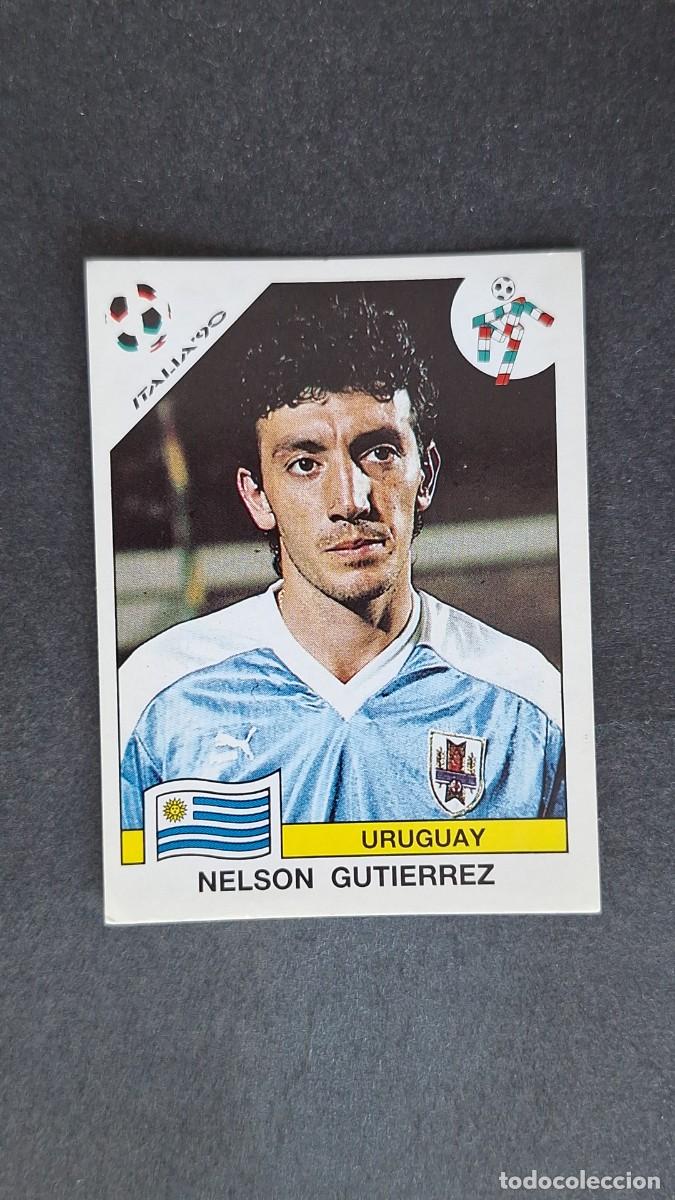 Figurine di Calcio: L2 NELSON GUTIERREZ SELECCION URUGUAY 368 MUNDIAL ITALIA 90 PANINI NUNCA PEGADO SIN PEGAR