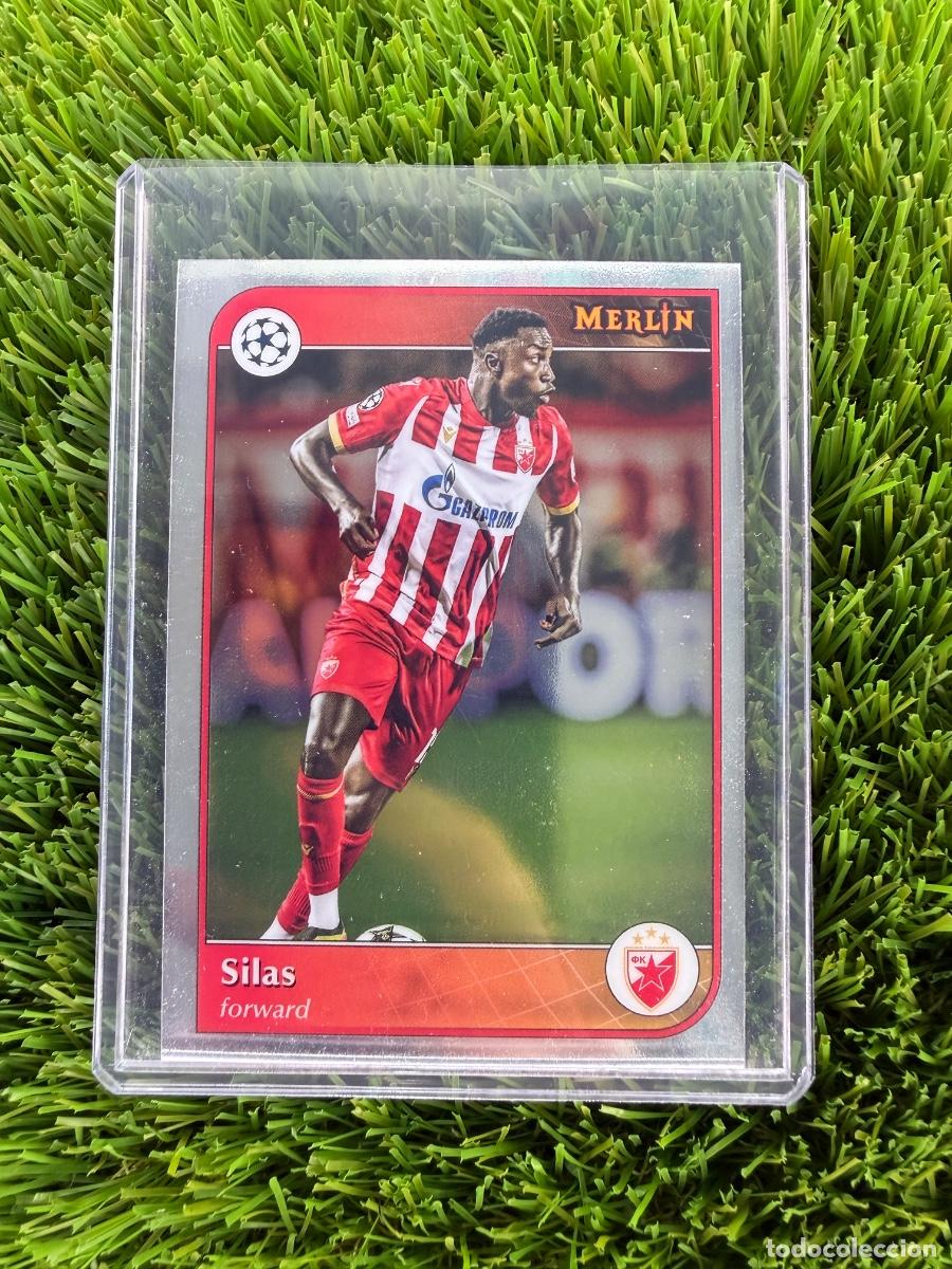 Cartes &agrave; collectionner de Football: N&ordm; 168 Silas FK Crvena Zvezda Merlin Chrome 24 25