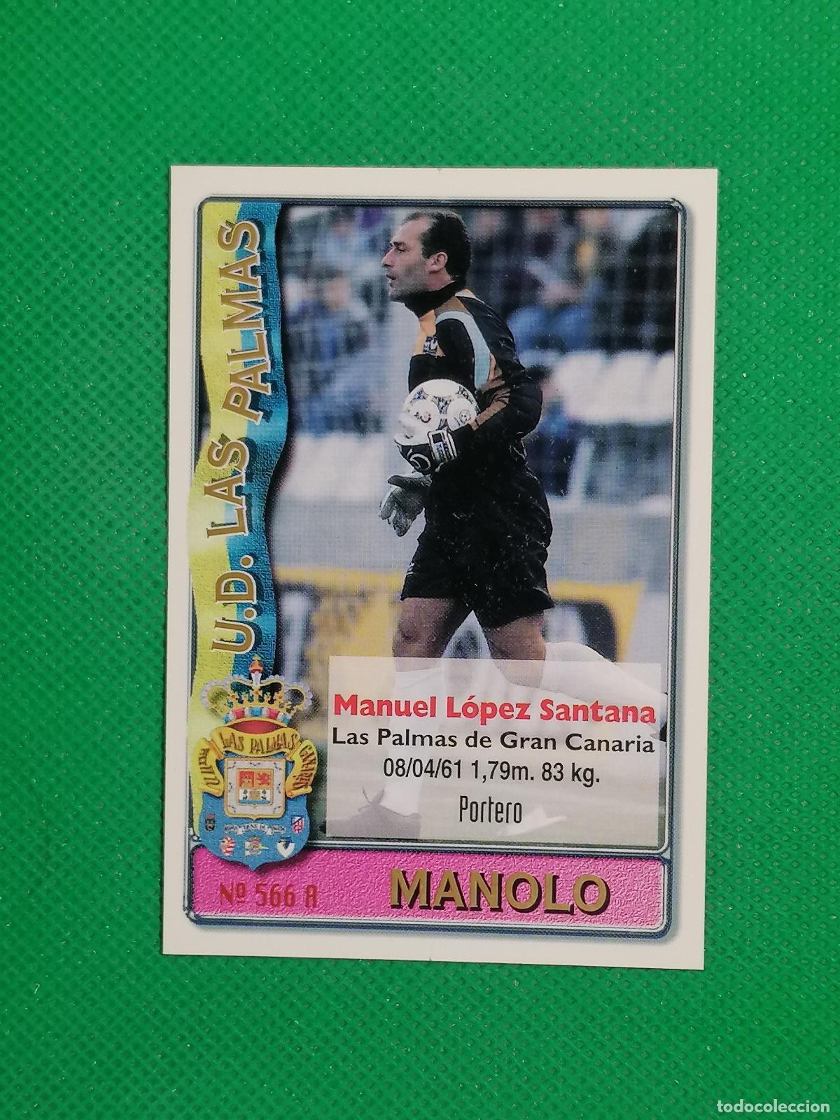 Figurine di Calcio: 566 A B 566A 566B MANOLO RADOJIVIC LAS PALMAS ⚽ FICHAS LIGA MUNDICROMO 96 97 1996 1997 ⚽