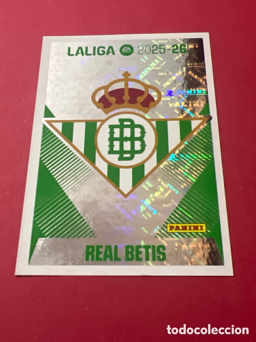 Fu&szlig;ball-Sticker: C9397. CROMO PANINI LIGA ESTE 2025-26 (25 - 26) - N&ordm; 1 - ESCUDO - BETIS
