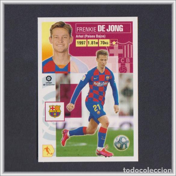 Fu&szlig;ball-Sticker: LIGA ESTE 2020 2021 20 21 PANINI DE JONG 12 BARCELONA BAR&Ccedil;A COLECCI&Oacute;N ALBUM F&Uacute;TBOL