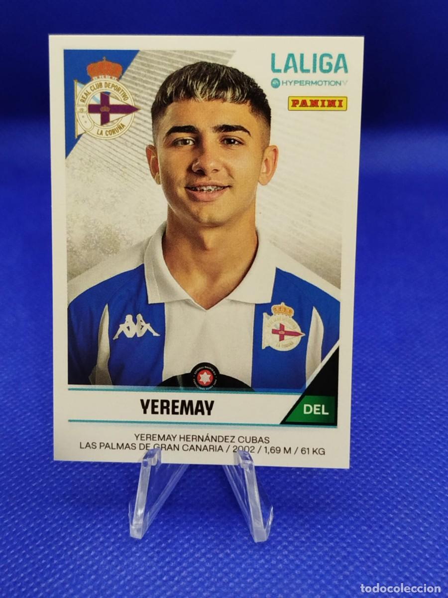 Cromos de Futebol: #149 YEREMAY HERNANDEZ RC 25 26 DEPORTIVO CORU&Ntilde;A PANINI LIGA HYPERMOTION ROOKIE
