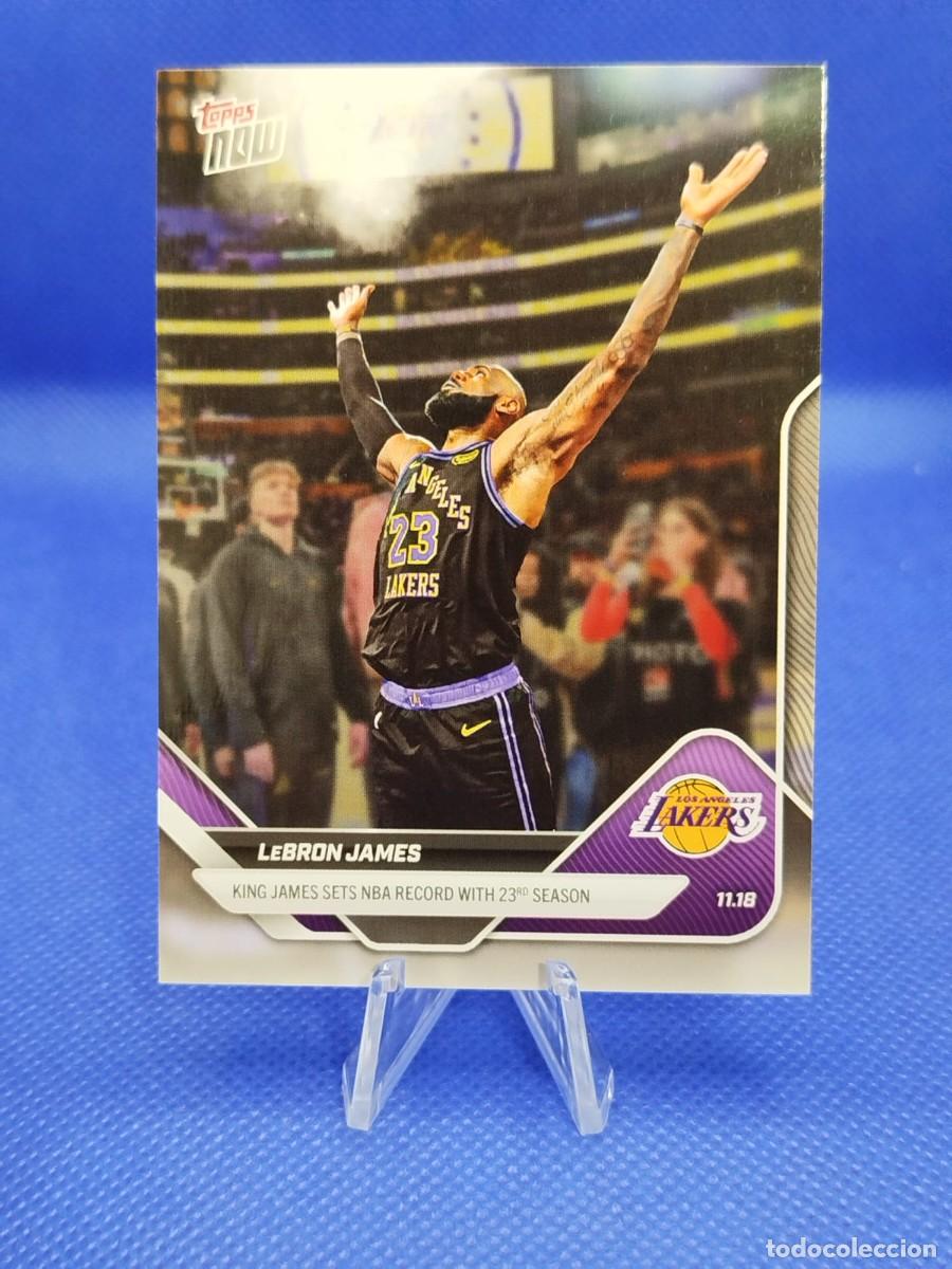 Figurine di Calcio: #58 LEBRON JAMES 18/11/25 TOPPS NOW NBA SETS NBA RECORD 23RD SEASONS 1/30683