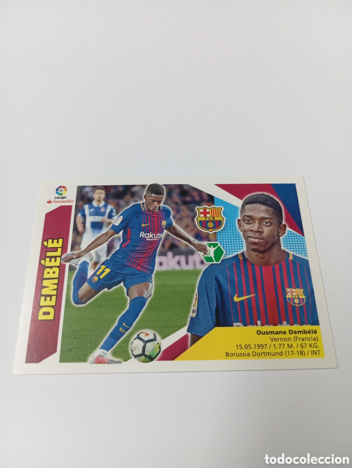 Figurine di Calcio: Fichaje 60 Dembele liga este 17 18 panini 2017 2018