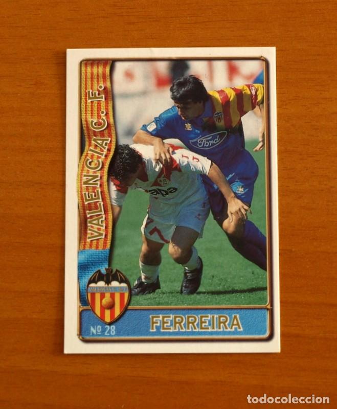 Fu&szlig;ball-Sticker: Valencia -N&ordm; 28 Ferreira -Mundicromo Las Fichas de la Liga de F&uacute;tbol 1996-1997-96-97