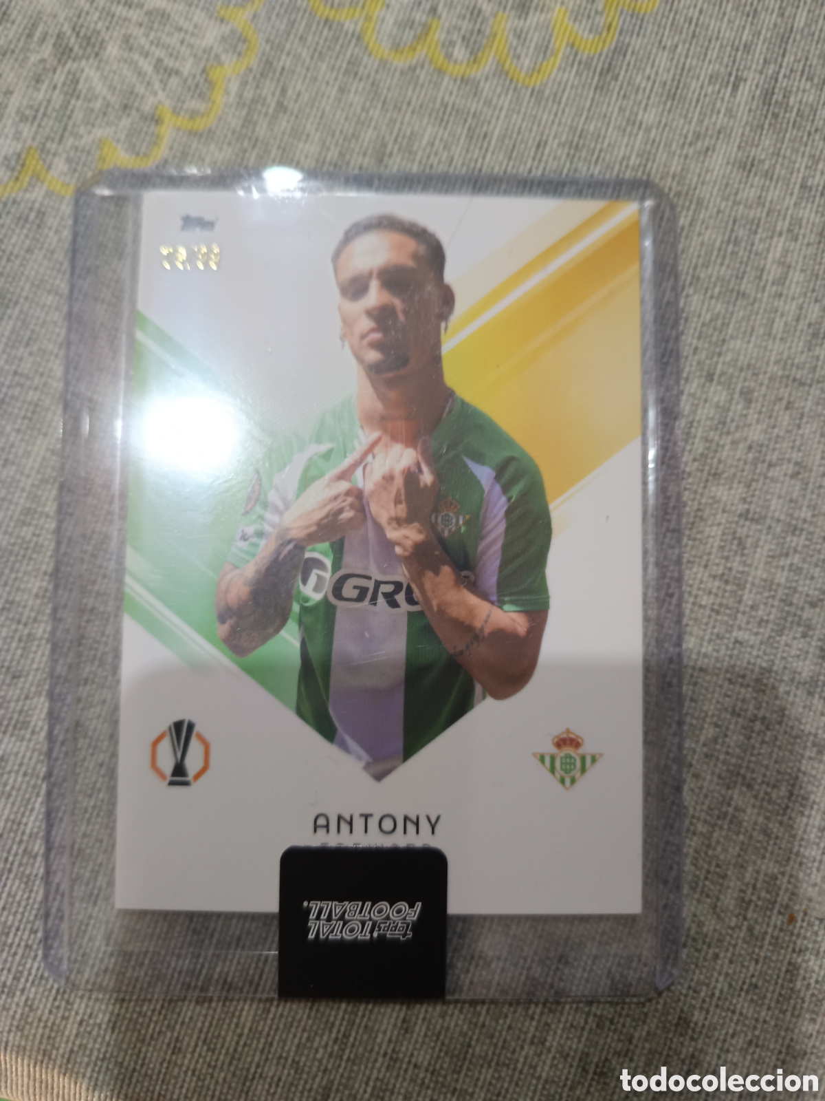 Cromos de f&uacute;tbol: TOPPS TOTAL FOOTBALL 2025-26 ANTONY - REAL BETIS ( NUMERDA 36/ 99 )