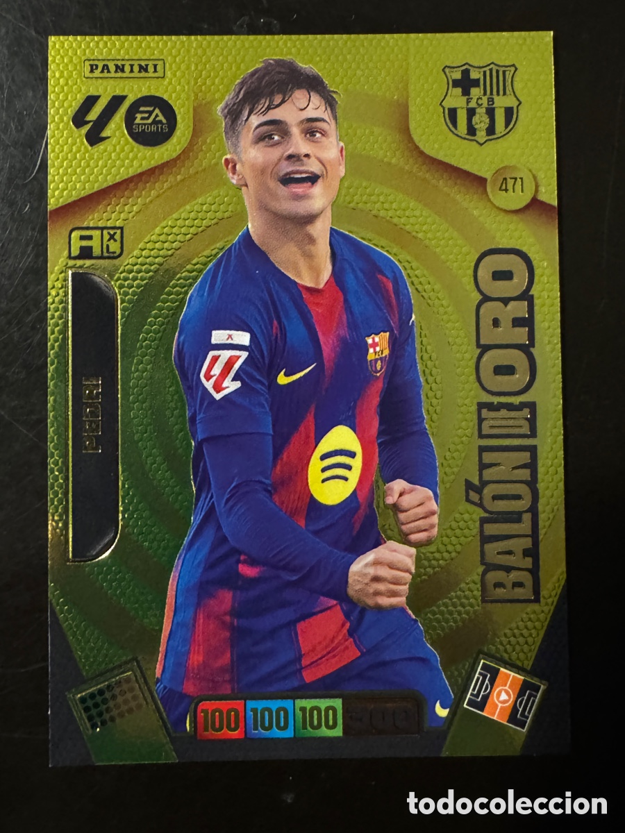 Cromos de F&uacute;tbol: Pedri Bal&oacute;n de Oro Barcelona Adrenalyn 2025/26