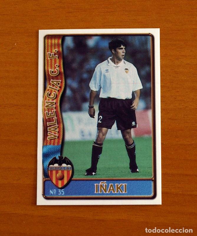 Cromos de Futebol: Valencia -N&ordm; 35 I&ntilde;aki -Mundicromo Las Fichas de la Liga de F&uacute;tbol 1996-1997-96-97