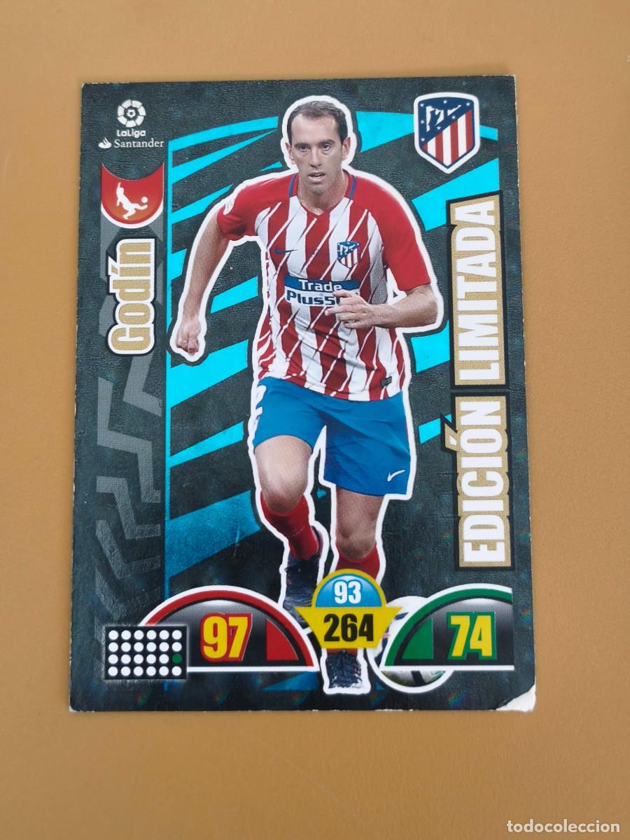 Cartes &agrave; collectionner de Football: godin, adrenalyn 2017 18 edicion limitada