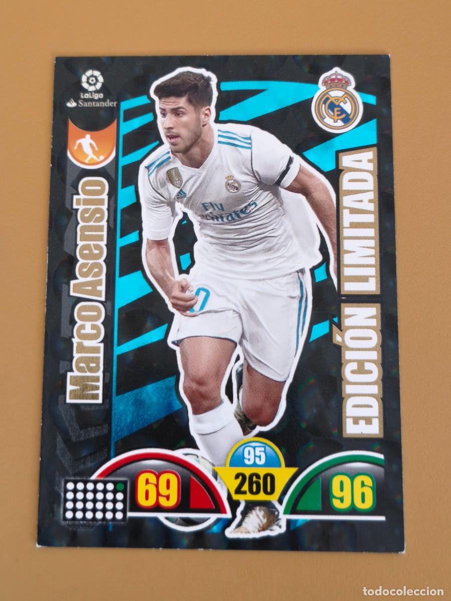 Cromos de f&uacute;tbol: asensio, adrenalyn 2017 18 edicion limitada